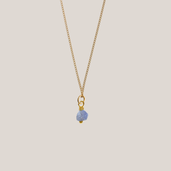 Birthstone ketting December - Tanzaniet