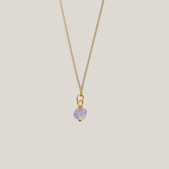 Birthstone ketting Februari - Amethist