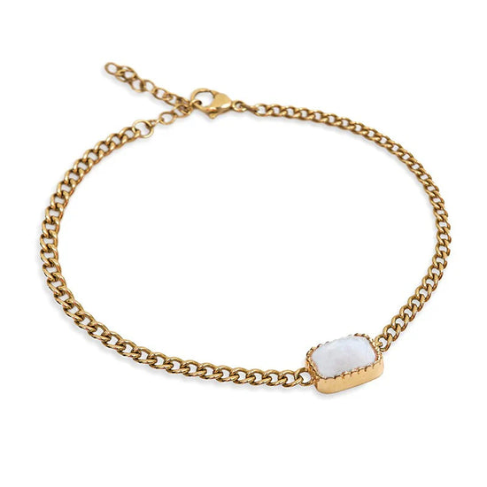 Armband Maansteen Goud - Self Beauty