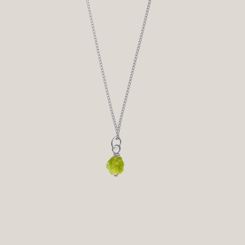 Birthstone ketting Augustus - Peridot