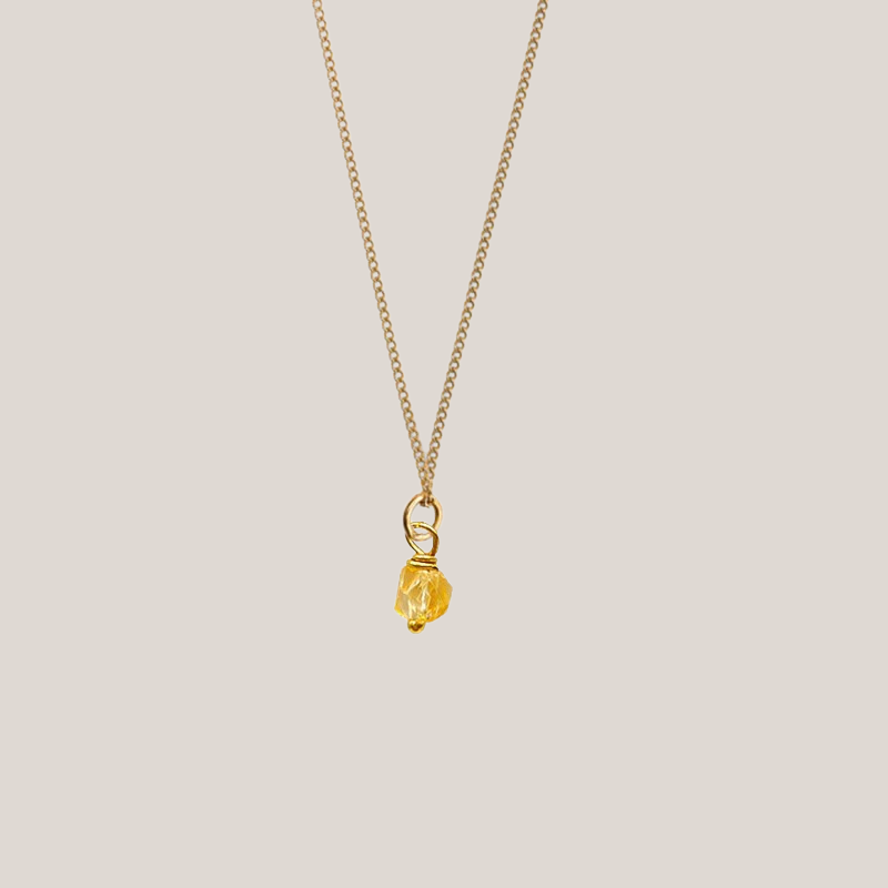 Birthstone ketting November - Citrine