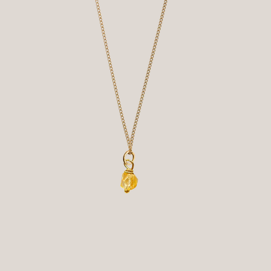 Birthstone ketting November - Citrine
