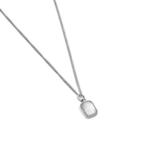 Ketting Maansteen Zilver - Self Beauty