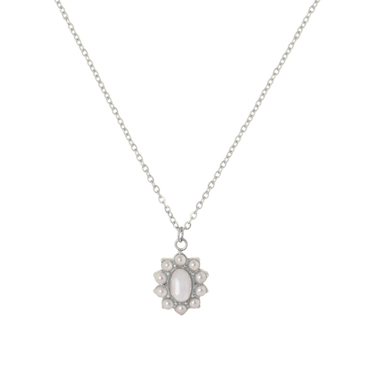 Ketting Maansteen Zilver - La Loua-Mae