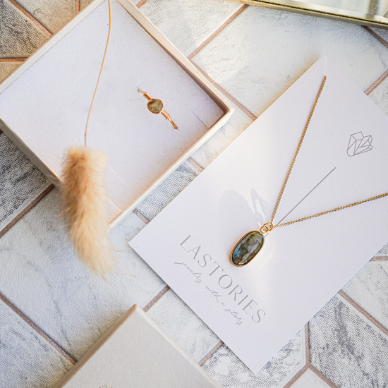 Ketting Labradoriet Goud - Growth