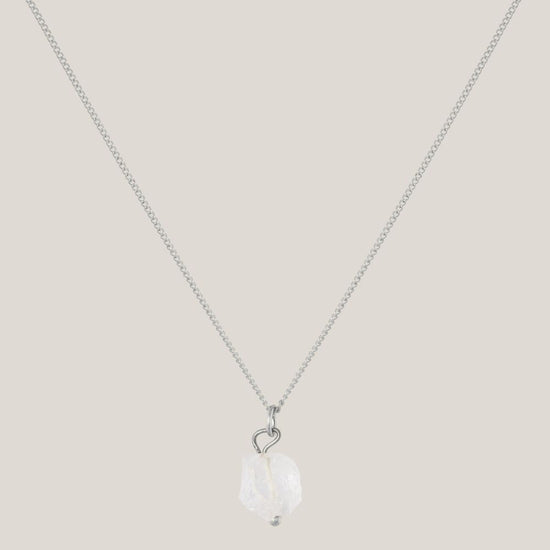Ketting Bergkristal Zilver - Helderheid & Focus