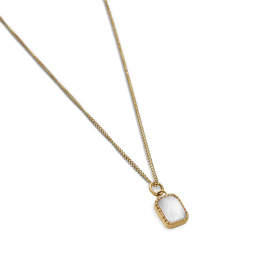 Ketting Maansteen Goud - Self Beauty