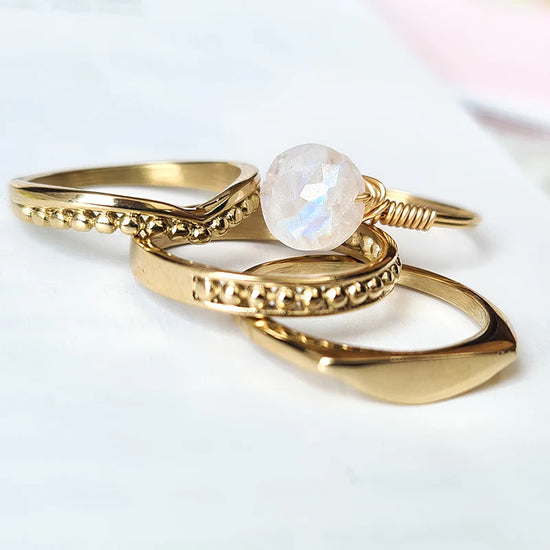 Ring Maansteen Goud - Beauty Story