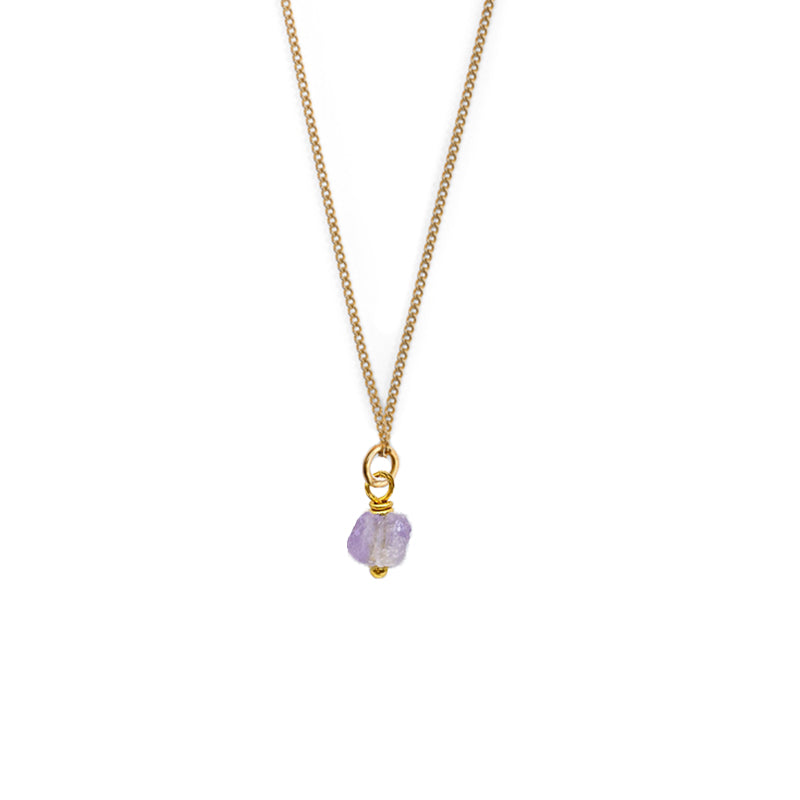 Birthstone ketting Februari - Amethist