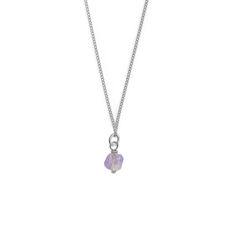 Birthstone ketting Februari - Amethist