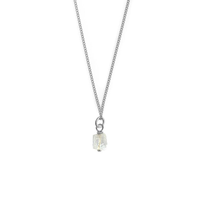 Birthstone ketting April - Kwarts