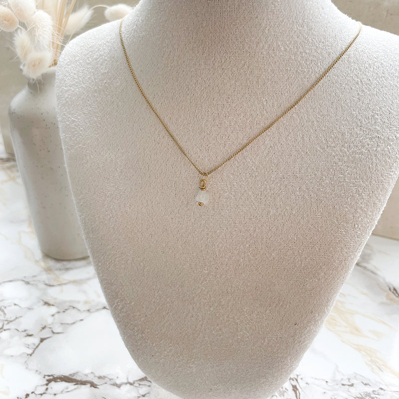 Birthstone ketting Juni - Maansteen