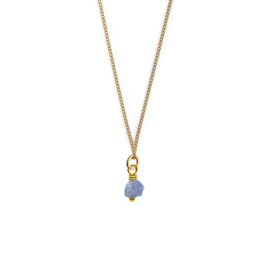 Birthstone ketting December - Tanzaniet