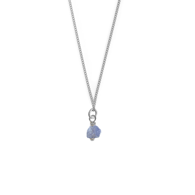 Birthstone ketting December - Tanzaniet