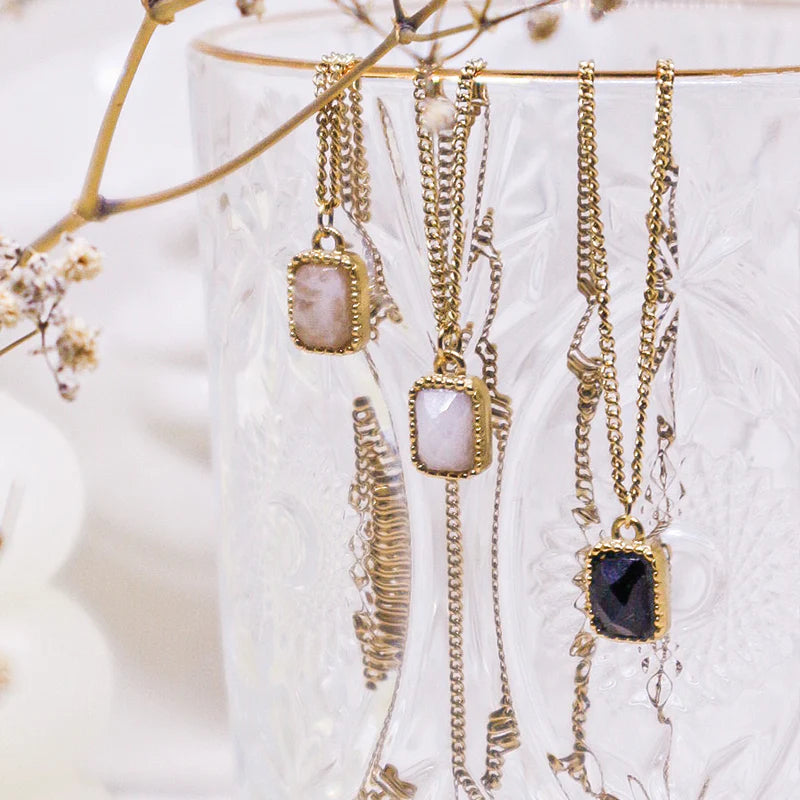 Ketting Rozenkwarts Goud - Self Love