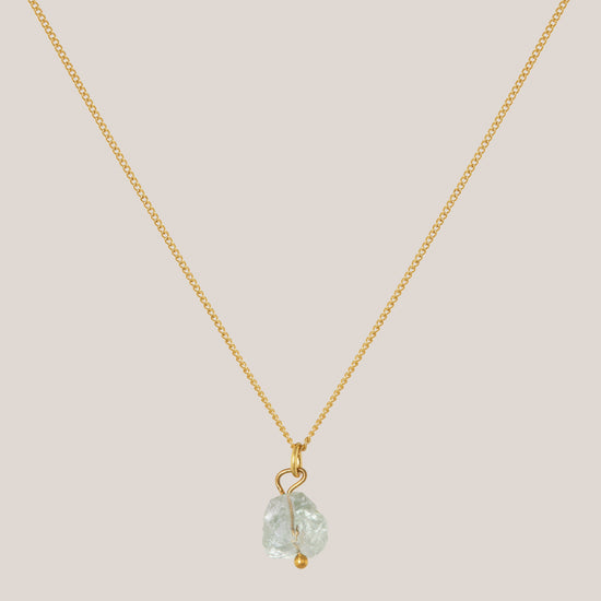 Ketting Groene Amethist Goud - Vernieuwing & Zachte groei
