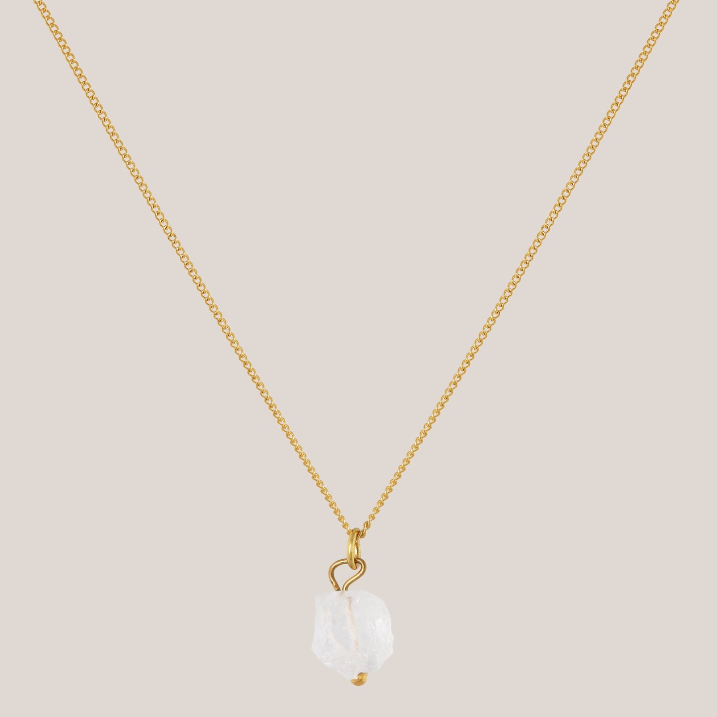 Ketting Bergkristal Goud - Helderheid & Focus