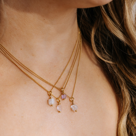 Birthstone Bedels Goud