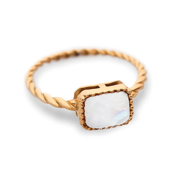 Ring Maansteen Goud - Self Beauty