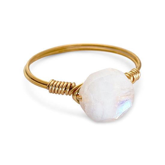 Ring Maansteen Goud - Beauty Story