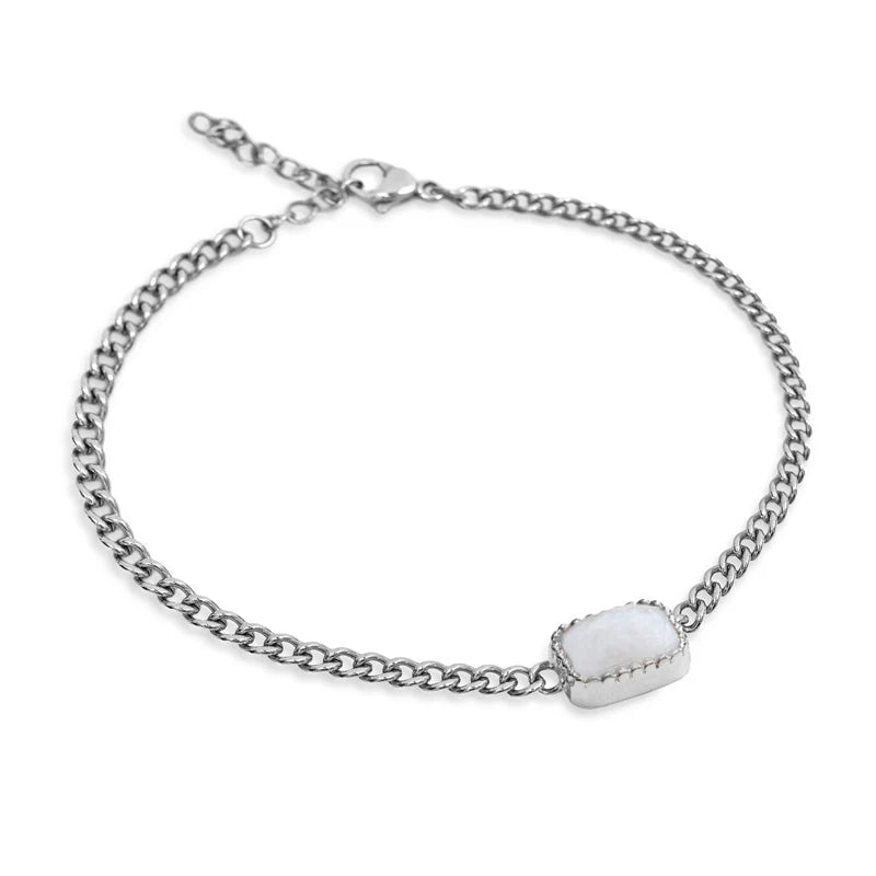 Armband Maansteen Zilver - Self Beauty